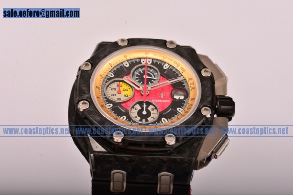 Audemars Piguet 1:1 Clone Royal Oak Offshore Real Forge Carbon Grand Prix Watch Carbon Fiber 26290IO.OO.A001VE.01 (J12)